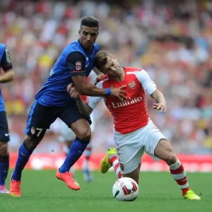 Clash of Midfield Maestros: Jack Wilshere vs. Nabil Dirar - Arsenal v AS Monaco, Emirates Cup 2014