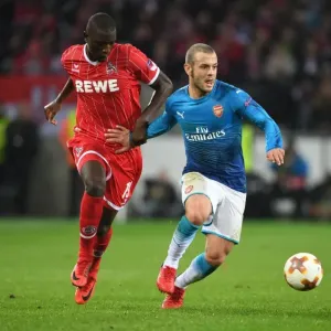 Clash of Midfield Maestros: Jack Wilshere vs. Sehrou Guirassy - FC Koln vs. Arsenal, UEFA Europa League Clash of Midfield Maestros: Jack Wilshere vs. Sehrou Guirassy - FC Koln vs. Arsenal, UEFA Europa League