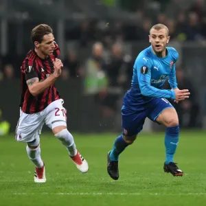 Clash of Midfield Maestros: Jack Wilshere vs. Lucas Biglia - AC Milan vs. Arsenal, UEFA Europa League 2018 Clash of Midfield Maestros: Jack Wilshere vs. Lucas Biglia - AC Milan vs. Arsenal, UEFA Europa League 2018