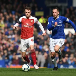 Clash of Midfield Maestros: Ramsey vs Sigurdsson, Arsenal vs Everton, Premier League 2018-19 Clash of Midfield Maestros: Ramsey vs Sigurdsson, Arsenal vs Everton, Premier League 2018-19