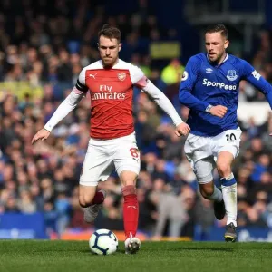 Clash of Midfield Maestros: Ramsey vs Sigurdsson - Everton vs Arsenal, Premier League 2018-19 Clash of Midfield Maestros: Ramsey vs Sigurdsson - Everton vs Arsenal, Premier League 2018-19