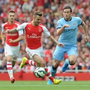 Clash of Midfield Maestros: Wilshere vs Lampard - Arsenal vs Manchester City, Premier League 2014-15