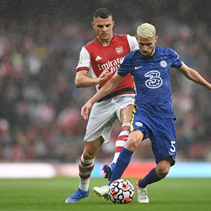Clash of Midfield Titans: Arsenal's Xhaka vs. Chelsea's Jorginho in the Premier League Showdown