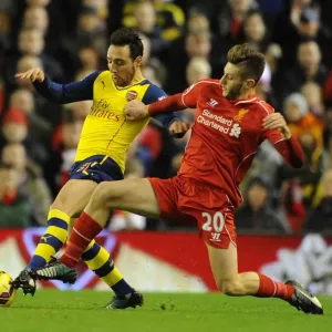 Clash of Midfield Titans: Cazorla vs Lallana - Liverpool vs Arsenal, Premier League 2014/15 Clash of Midfield Titans: Cazorla vs Lallana - Liverpool vs Arsenal, Premier League 2014/15