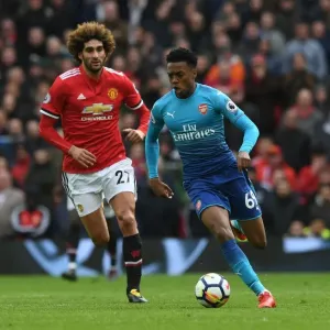 Clash of Midfield Titans: Fellaini vs. Willock - Manchester United vs. Arsenal, Premier League 2017-18 Clash of Midfield Titans: Fellaini vs. Willock - Manchester United vs. Arsenal, Premier League 2017-18