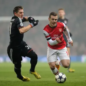 Clash of Midfield Titans: Jack Wilshere vs Bastian Schweinsteiger (Arsenal v Bayern Munich, 2013)