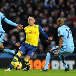Clash of Midfield Titans: Oxlade-Chamberlain vs. Fernando & Fernandinho (Manchester City vs. Arsenal, 2014-15)