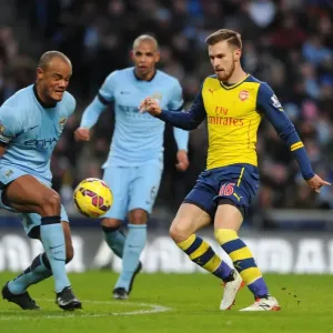 Clash of Midfield Titans: Ramsey vs. Kompany - Manchester City vs. Arsenal, Premier League