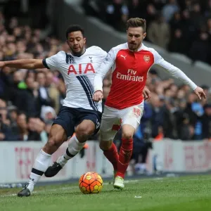 Clash of Midfield Titans: Ramsey vs. Dembele, Premier League 2015-16 - Arsenal's Ramsey Takes on Tottenham's Dembele in Epic Battle Clash of Midfield Titans: Ramsey vs. Dembele, Premier League 2015-16 - Arsenal's Ramsey Takes on Tottenham's Dembele in Epic Battle