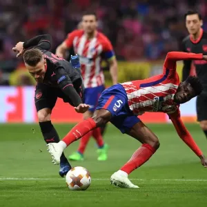 Clash of Midfield Titans: Ramsey vs. Partey - Arsenal vs. Atletico Madrid, UEFA Europa League Semi-Final