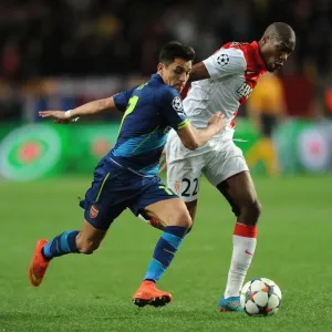Clash of Midfield Titans: Sanchez vs. Kondogbia - Monaco vs. Arsenal, UEFA Champions League 2015