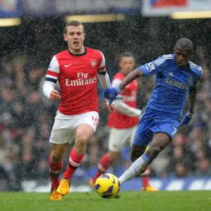 Clash of Midfield Titans: Wilshere vs. Ramires, Chelsea vs. Arsenal, Premier League 2012-13