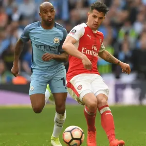 Clash of Midfield Titans: Xhaka vs. Delph - Arsenal vs. Manchester City FA Cup Semi-Final