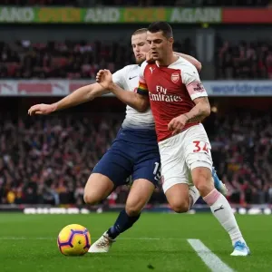 Clash of Midfield Titans: Xhaka vs. Dier - Arsenal vs. Tottenham, Premier League