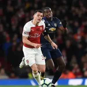 Clash of Midfield Titans: Xhaka vs Pogba - Arsenal vs Manchester United, Premier League
