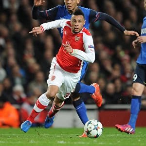 Clash of Midfielders: Coquelin vs Fabinho in Arsenal's UEFA Champions League Battle against Monaco
