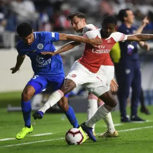 Clash of the Midfielders: Maitland-Niles vs. Saleh (Al-Nasr vs. Arsenal, 2018-19) Clash of the Midfielders: Maitland-Niles vs. Saleh (Al-Nasr vs. Arsenal, 2018-19)
