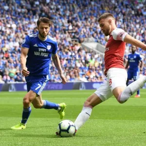 Clash of Midfielders: Ramsey vs. Arter in Cardiff Derby, Premier League 2018-19 Clash of Midfielders: Ramsey vs. Arter in Cardiff Derby, Premier League 2018-19