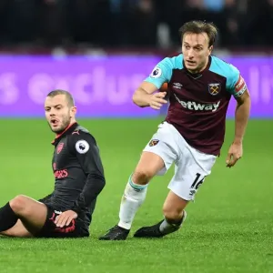 Clash of Midfielders: Wilshere vs. Noble - West Ham United vs. Arsenal, Premier League 2017-18 Clash of Midfielders: Wilshere vs. Noble - West Ham United vs. Arsenal, Premier League 2017-18