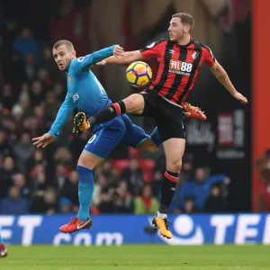 Clash of Midfielders: Wilshere vs. Gosling - AFC Bournemouth vs. Arsenal, Premier League Clash of Midfielders: Wilshere vs. Gosling - AFC Bournemouth vs. Arsenal, Premier League