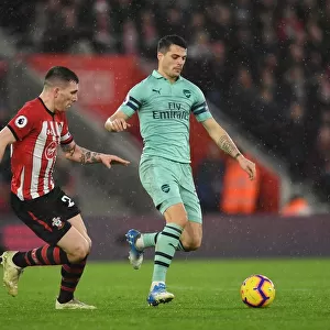 Clash of Midfielders: Xhaka vs. Hojbjerg - Southampton vs. Arsenal, Premier League 2018-19