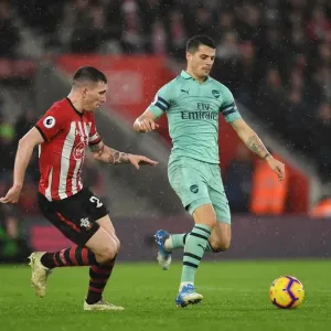 Clash of Midfielders: Xhaka vs. Hojbjerg - Southampton vs. Arsenal, Premier League 2018-19