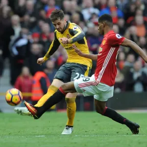 Clash at Old Trafford: Jenkinson vs. Rashford - Manchester United vs. Arsenal, Premier League 2016-17 Clash at Old Trafford: Jenkinson vs. Rashford - Manchester United vs. Arsenal, Premier League 2016-17