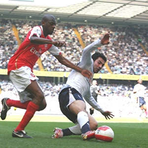 Clash of Rivals: Diaby vs. Rocha in the Intense 2007 FA Premiership Showdown between Tottenham and Arsenal