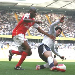 Clash of Rivals: Diaby vs. Rocha in the Intense 2007 FA Premiership Showdown between Tottenham and Arsenal Clash of Rivals: Diaby vs. Rocha in the Intense 2007 FA Premiership Showdown between Tottenham and Arsenal