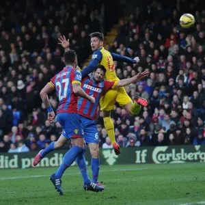 Clash at Selhurst: Giroud vs Dann - A Premier League Battle Clash at Selhurst: Giroud vs Dann - A Premier League Battle