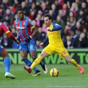 Clash at Selhurst Park: Cazorla vs Zaha-Puncheon Battle in Crystal Palace vs Arsenal, Premier League 2015