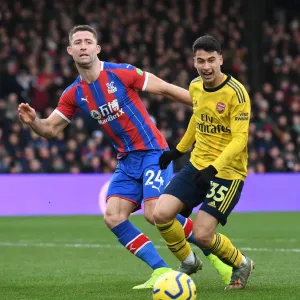 Clash at Selhurst Park: Gabriel Martinelli vs. Gary Cahill - Crystal Palace vs. Arsenal, Premier League 2019-2020 Clash at Selhurst Park: Gabriel Martinelli vs. Gary Cahill - Crystal Palace vs. Arsenal, Premier League 2019-2020