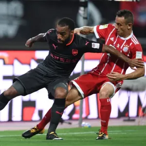 Clash in Shanghai: Lacazette vs Bernat - Bayern Munich vs Arsenal Pre-Season Face-Off Clash in Shanghai: Lacazette vs Bernat - Bayern Munich vs Arsenal Pre-Season Face-Off