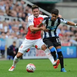 Clash at St. James Park: A Battle Between Olivier Giroud and Ayoze Perez Clash at St. James Park: A Battle Between Olivier Giroud and Ayoze Perez
