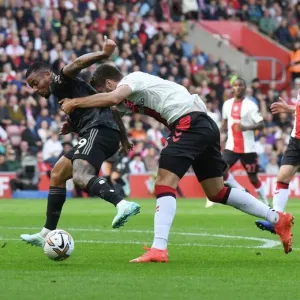 Clash at St. Mary's: Arsenal's Gabriel Jesus Faces Off Against Southampton's Duje Caleta-Car