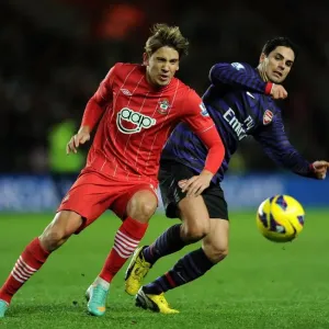 Mikel Arteta Stifles Gaston Ramirez Print