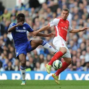 Clash at Stamford Bridge: Lukas Podolski vs. John Mikel Obi, Premier League Showdown