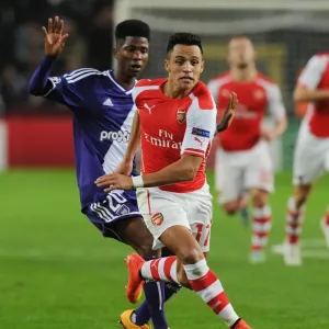 A Clash of Stars: Alexis Sanchez vs. Ibrahima Conte - Battle at the Brussels Champions League