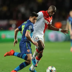 Clash of Stars: Alexis Sanchez vs. Geoffrey Kondogbia - Monaco vs. Arsenal, UEFA Champions League Round of 16