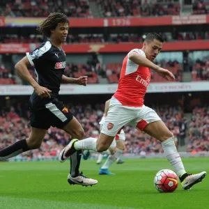 Clash of Stars: Alexis Sanchez vs. Nathan Ake in Intense Arsenal-Watford Showdown Clash of Stars: Alexis Sanchez vs. Nathan Ake in Intense Arsenal-Watford Showdown