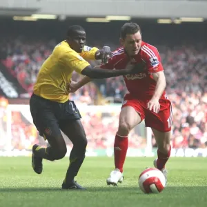 Clash of Stars: Eboue vs. Aurelio in Liverpool's 4:1 Victory over Arsenal, 2007