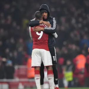 Clash of Stars: Lacazette vs. Martial - Arsenal vs. Manchester United, Premier League 2017-18 Clash of Stars: Lacazette vs. Martial - Arsenal vs. Manchester United, Premier League 2017-18