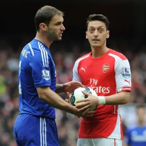 Clash of the Stars: Mesut Ozil vs. Branislav Ivanovic (Arsenal vs. Chelsea, 2015) Clash of the Stars: Mesut Ozil vs. Branislav Ivanovic (Arsenal vs. Chelsea, 2015)