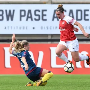Clash of Stars: Mitchell vs. Visalli in Arsenal Women vs. West Ham United Women Clash of Stars: Mitchell vs. Visalli in Arsenal Women vs. West Ham United Women