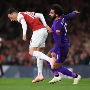 Clash of Stars: Ozil vs. Salah - Arsenal vs. Liverpool, Premier League 2018-19 Clash of Stars: Ozil vs. Salah - Arsenal vs. Liverpool, Premier League 2018-19