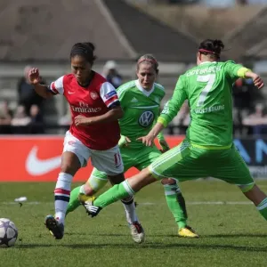 A Clash of Stars: Rachel Yankey vs. Nadine Kessler, Anna Blasse, and Viola Odebrecht in the UEFA Women's Champions League Semi-Final