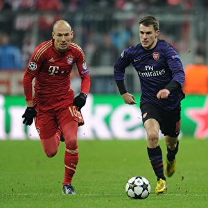 Clash of Stars: Ramsey vs. Robben - UEFA Champions League 2013: Arsenal's Ramsey Goes Head-to-Head with Bayern's Robben