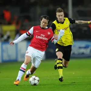 Clash of Stars: Rosicky vs. Reus - Borussia Dortmund vs. Arsenal, UEFA Champions League (2013)