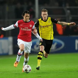 Clash of Stars: Rosicky vs. Reus - Borussia Dortmund vs. Arsenal, UEFA Champions League, 2013