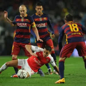 Clash of Stars: Sanchez vs. Iniesta & Alba - Barcelona vs. Arsenal, UEFA Champions League 2016